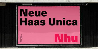 Neue Haas Unica Font Poster 1
